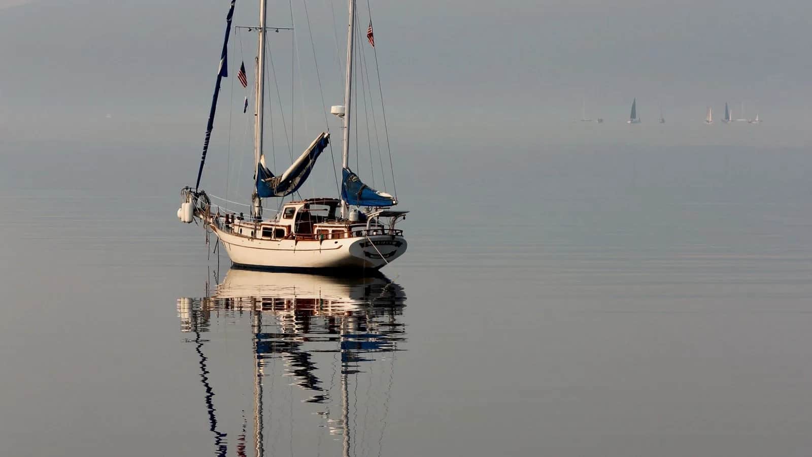 Mauersee (Mamry) — Segelführer: Winde, Tiefe, Häfen und Inseln